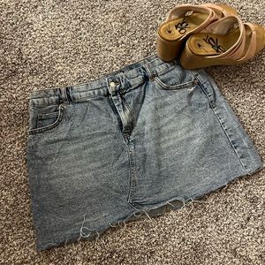 Size 18w jeans skirt